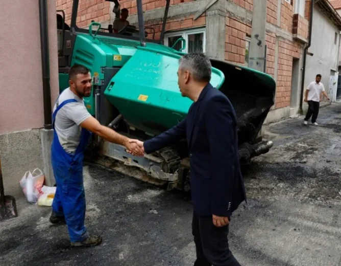Mexhiti inspekton punimet në rrugën “Nexhat Agolli”: Serava po bëhet me infrastrukturë moderne